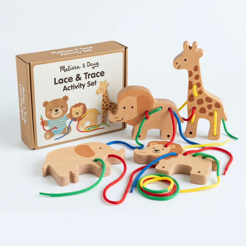 Melissa & Doug Lace & Trace Activity Set