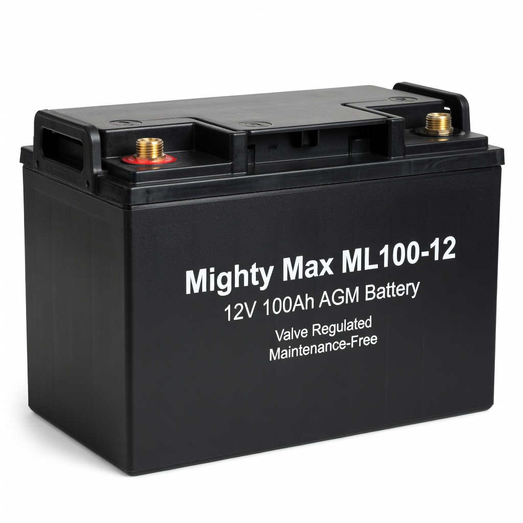 Mighty Max ML100-12 12V 100Ah AGM Battery