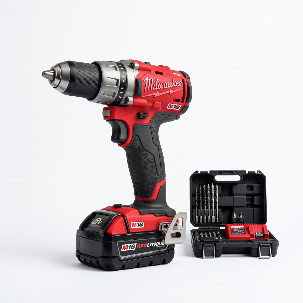 Milwaukee M18 18V Cordless Drill/Driver Kit