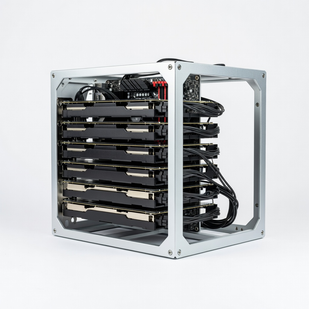 MiningCave 8-GPU Ethereum Mining Rig Frame