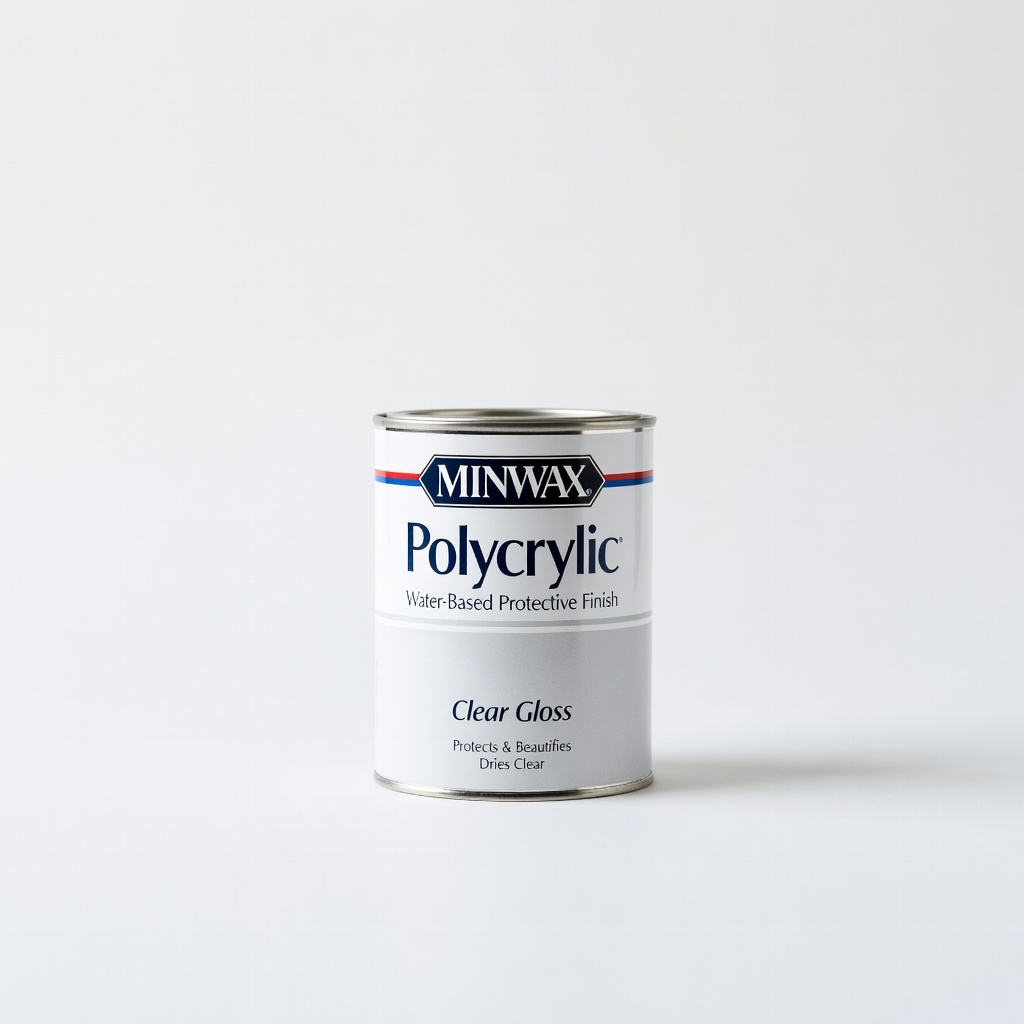 Minwax Polycrylic Water-Based Protective Finish, Clear Gloss