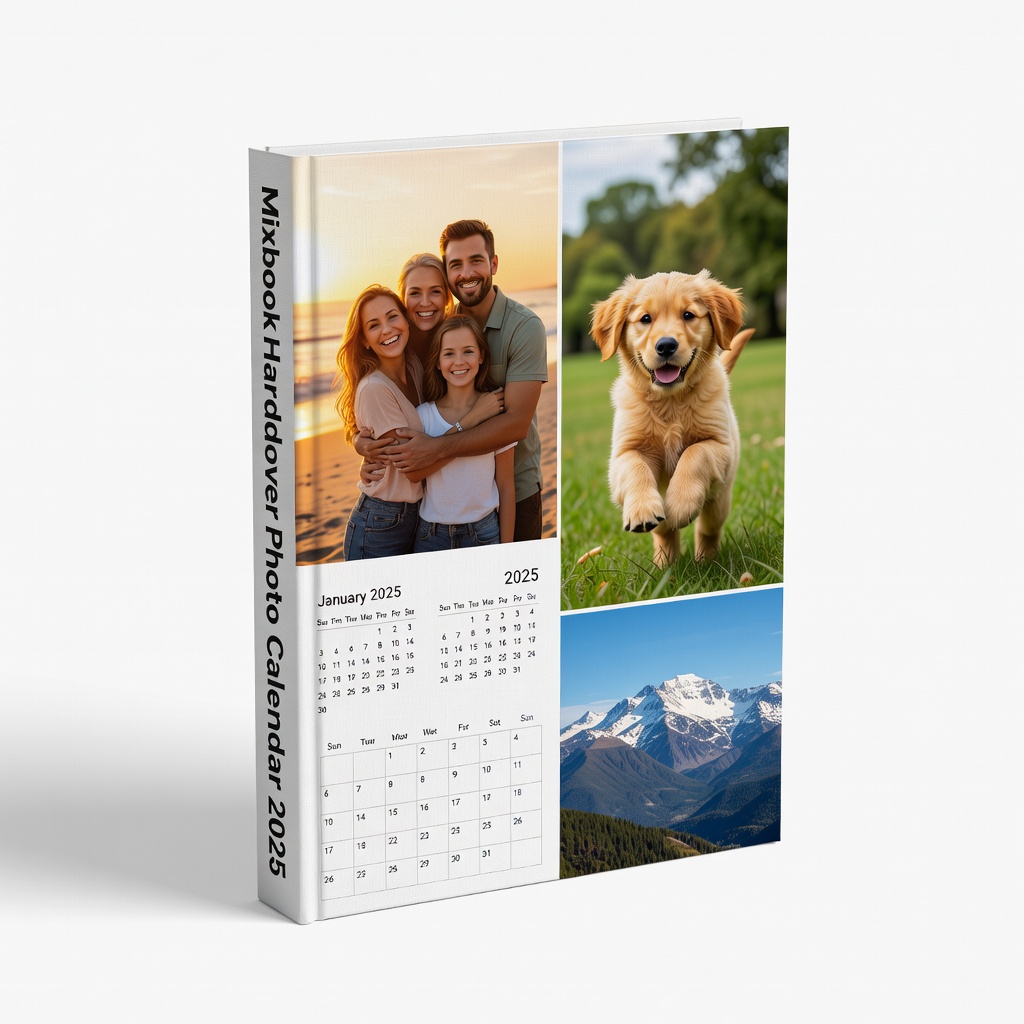 Mixbook Hardcover Photo Calendar 2025