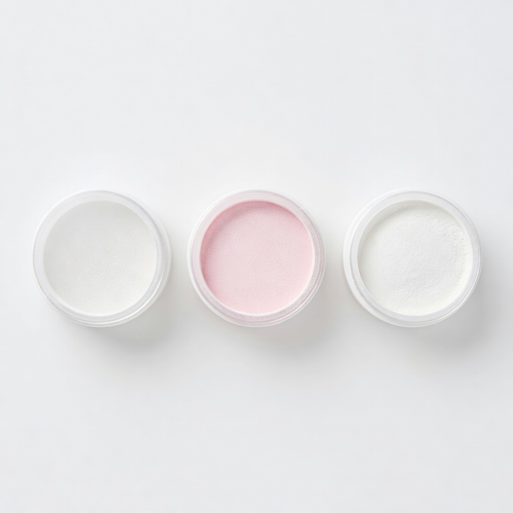 Modelones Acrylic Powder Set (Clear, Pink, White)