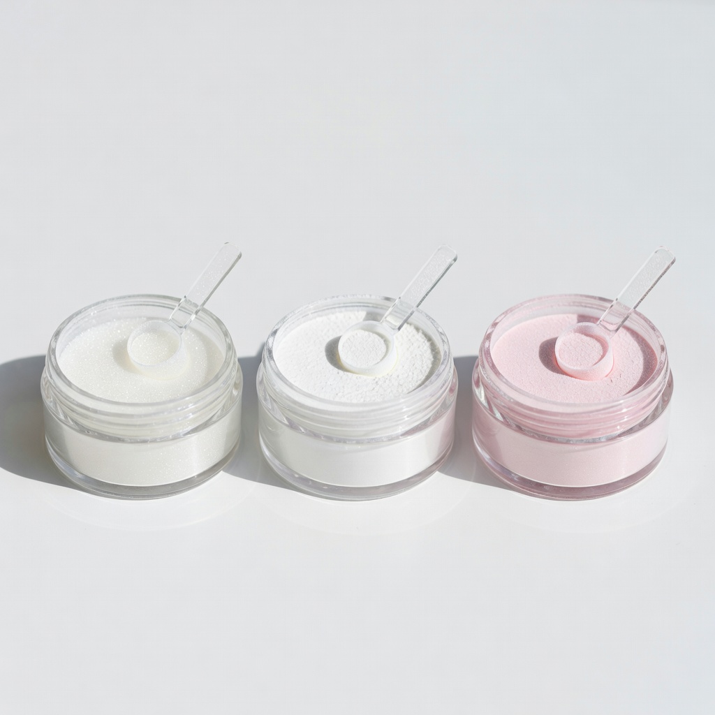 Modelones Acrylic Powder Set (Clear, White, Pink)