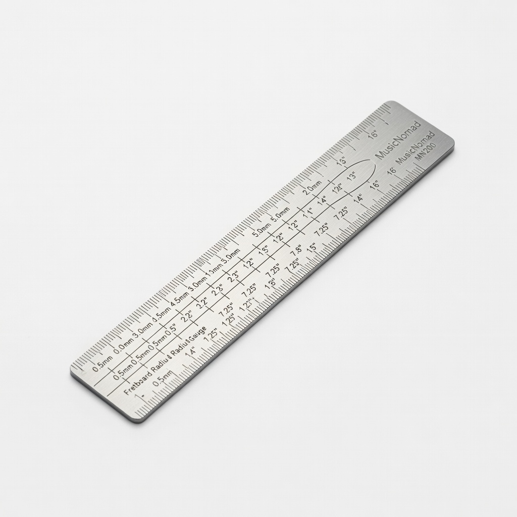 MusicNomad MN200 String Action Ruler & Gauge