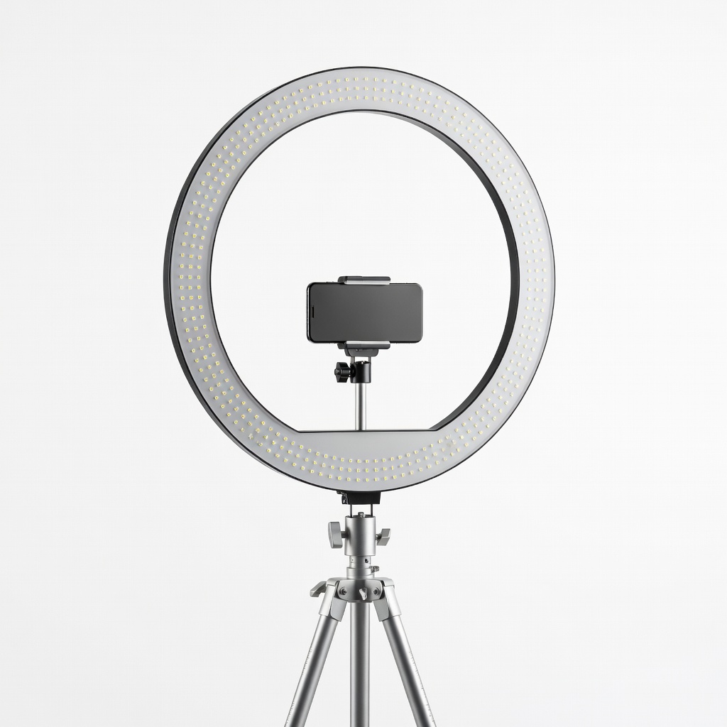 Neewer 18-Inch Ring Light Kit with Stand and Phone Holder