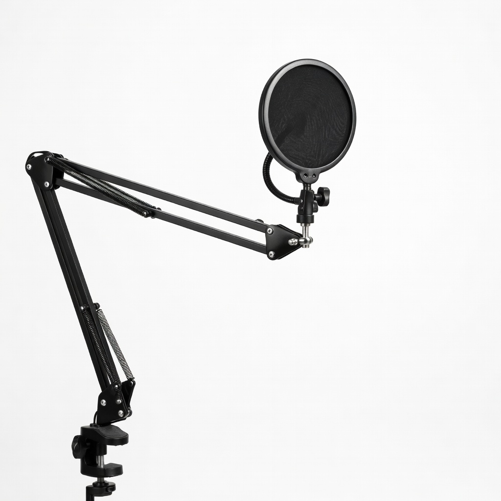 Neewer Microphone Arm, Boom Arm Stand with Pop Filter