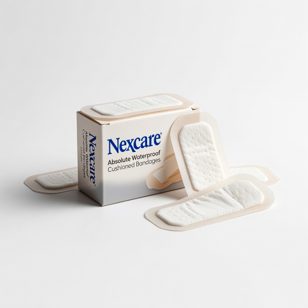 Nexcare Absolute Waterproof Cushioned Bandages