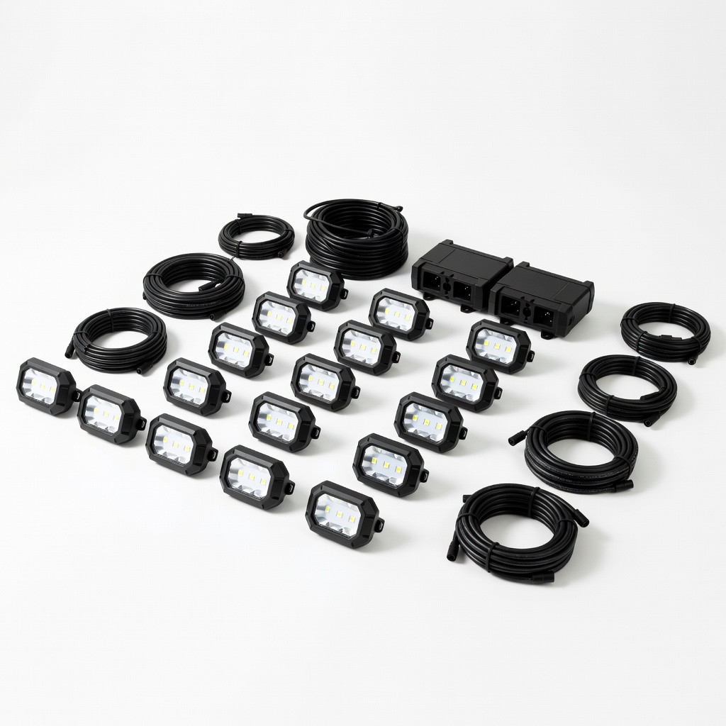 Nilight 24PCS LED Rock Lights Kit