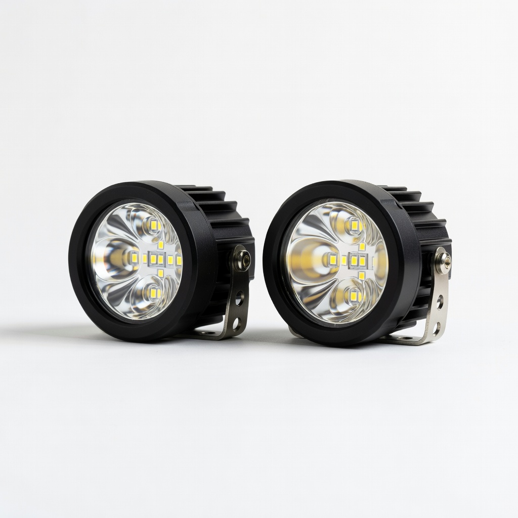 Nilight 2PCS 4" LED Pod Lights Spot Flood Combo