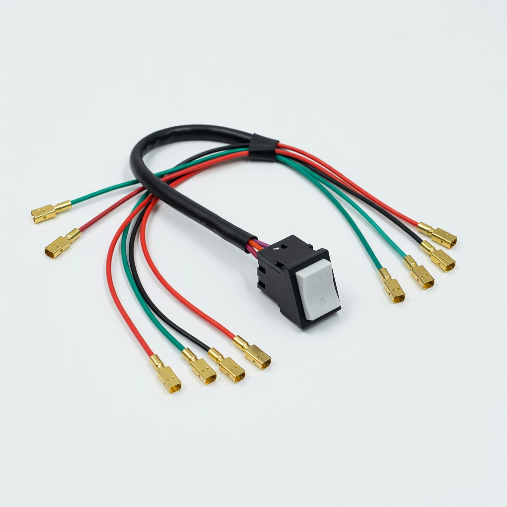 Nilight 4-Pin Rocker Switch Wiring Harness Kit
