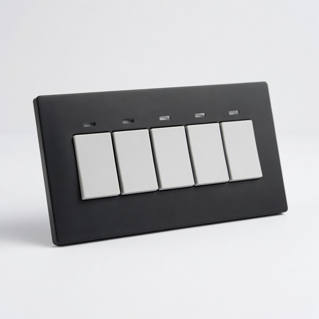 Nilight 5 Gang Rocker Switch Panel