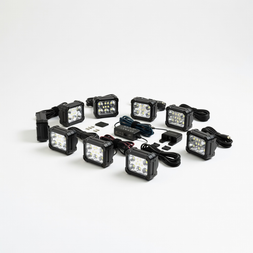 Nilight 8PCS Rock Lights Kit
