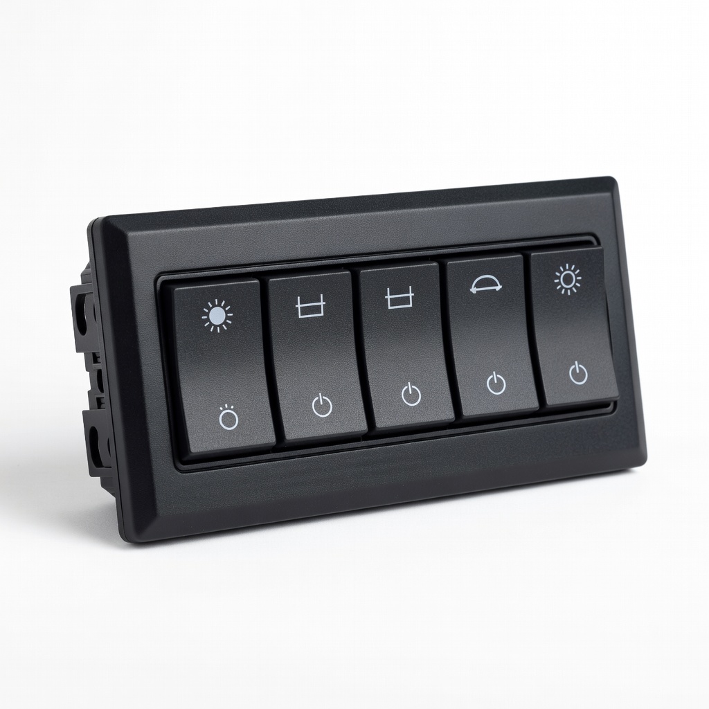 Nilight Rocker Switch Panel (5 Gang)