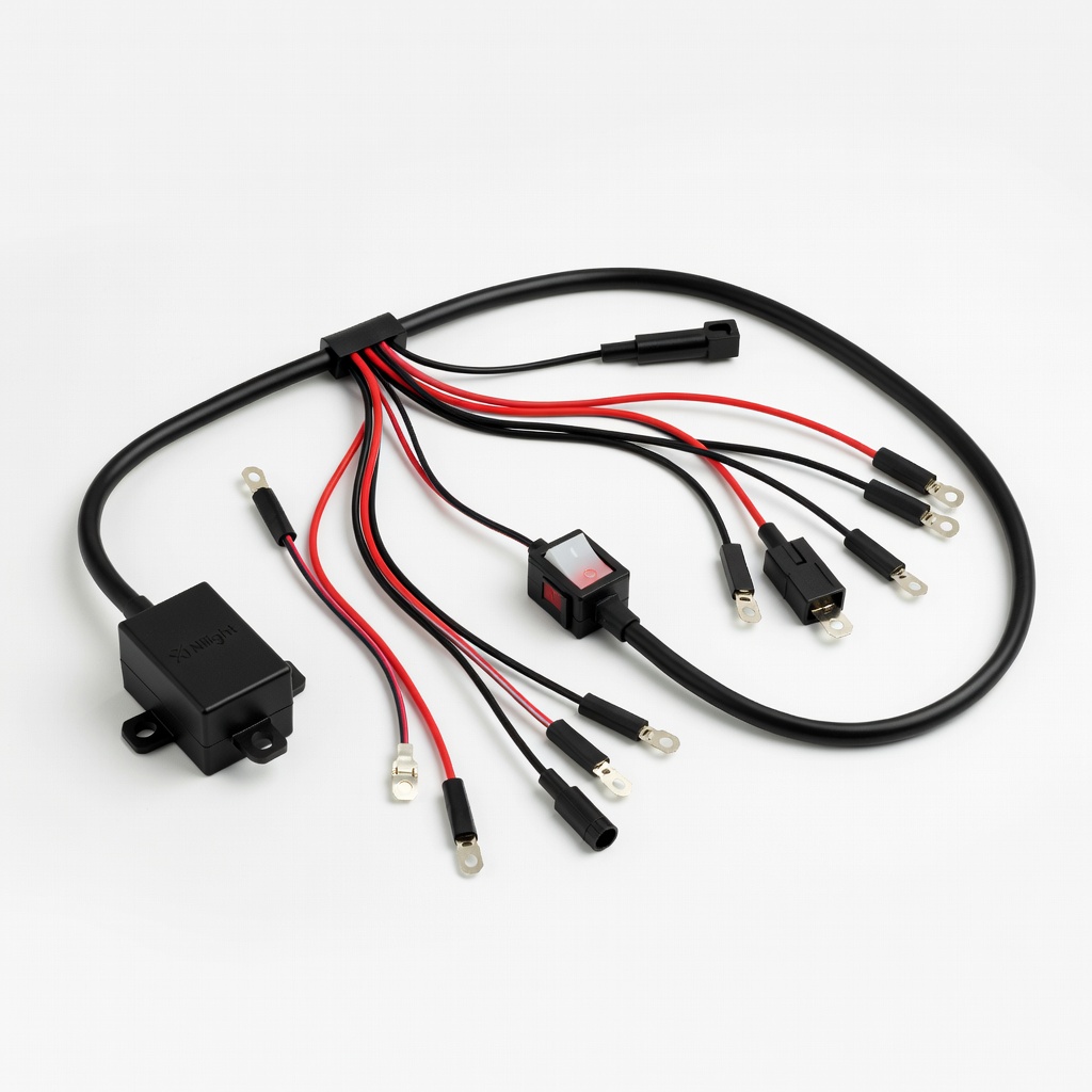 Nilight Universal Wiring Harness with Switch