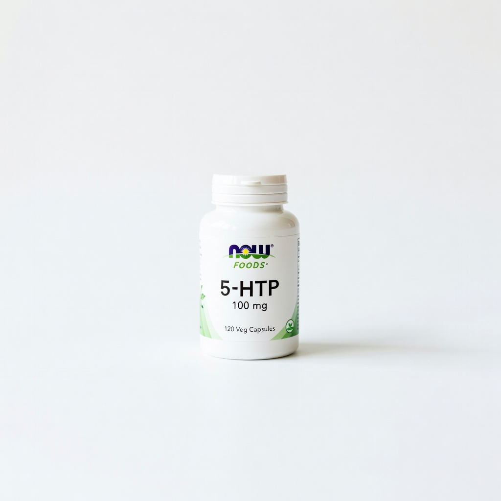 NOW Foods 5-HTP 100 mg, 120 Veg Capsules