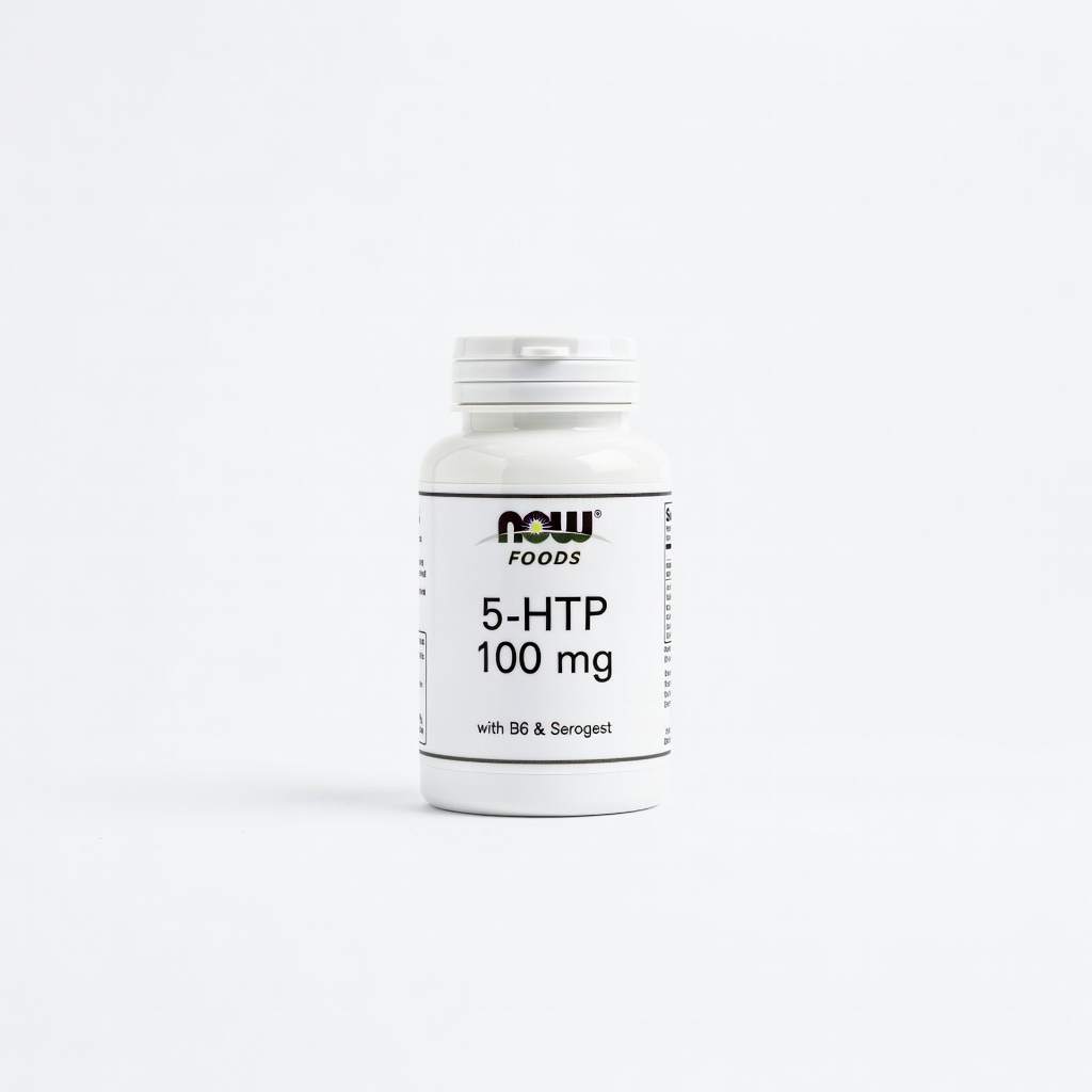 NOW Foods 5-HTP 100 mg with B6 & Serogest