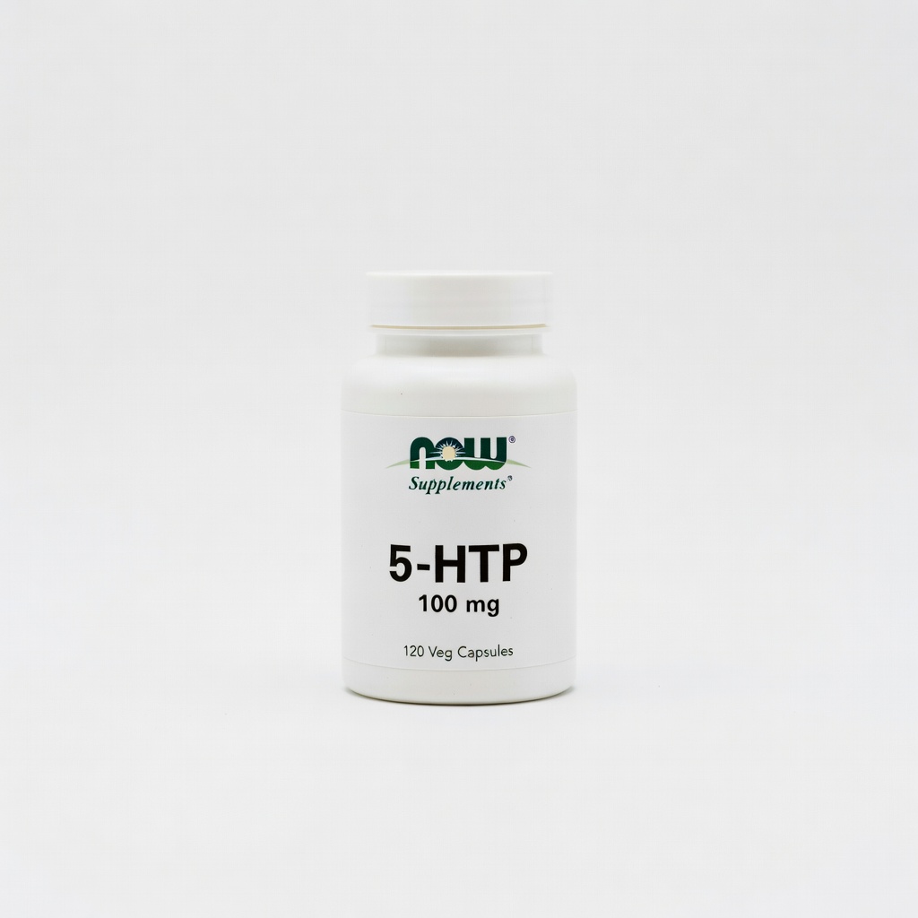 NOW Supplements 5-HTP 100 mg, 120 Veg Capsules
