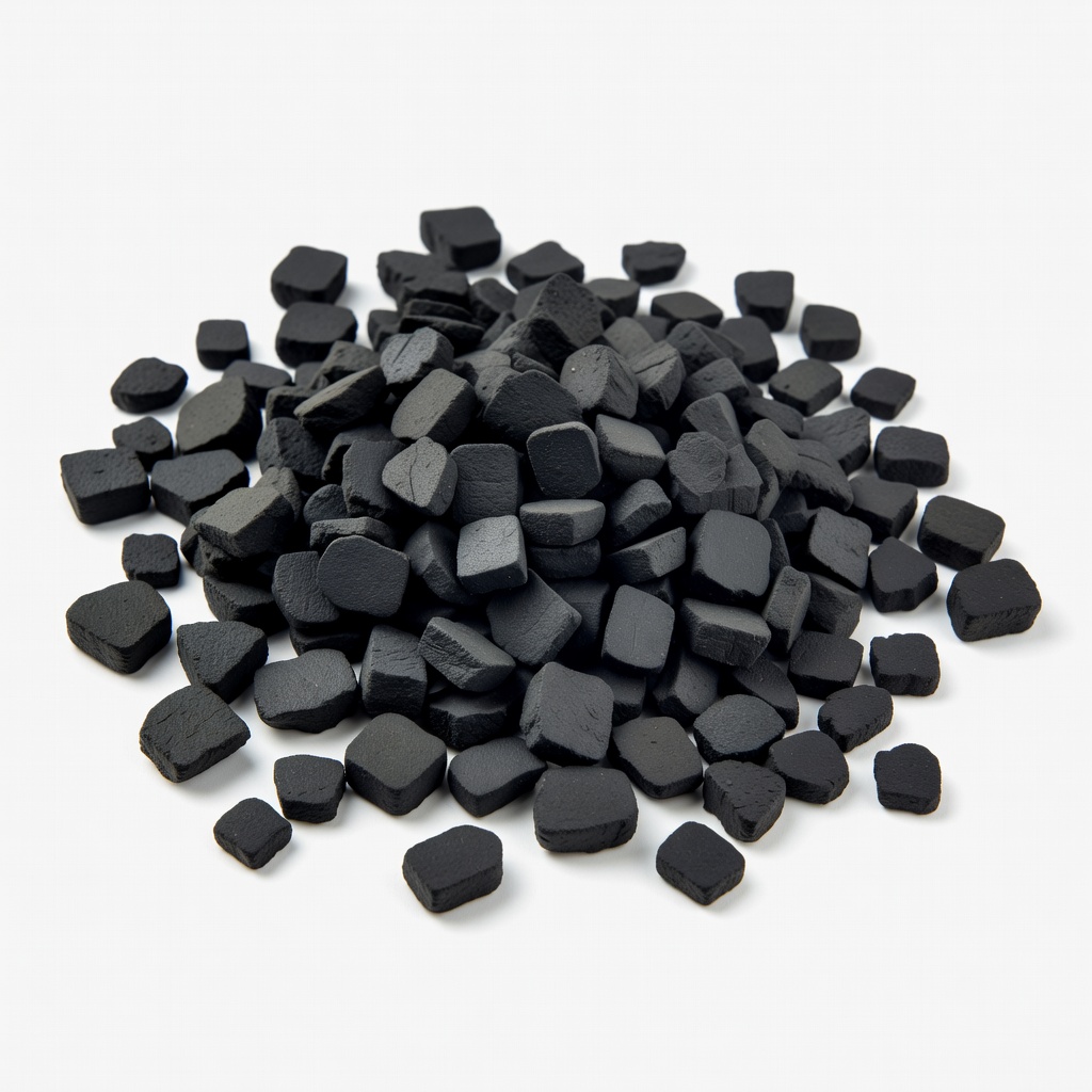 NUFLOR Rubber Mulch Nuggets