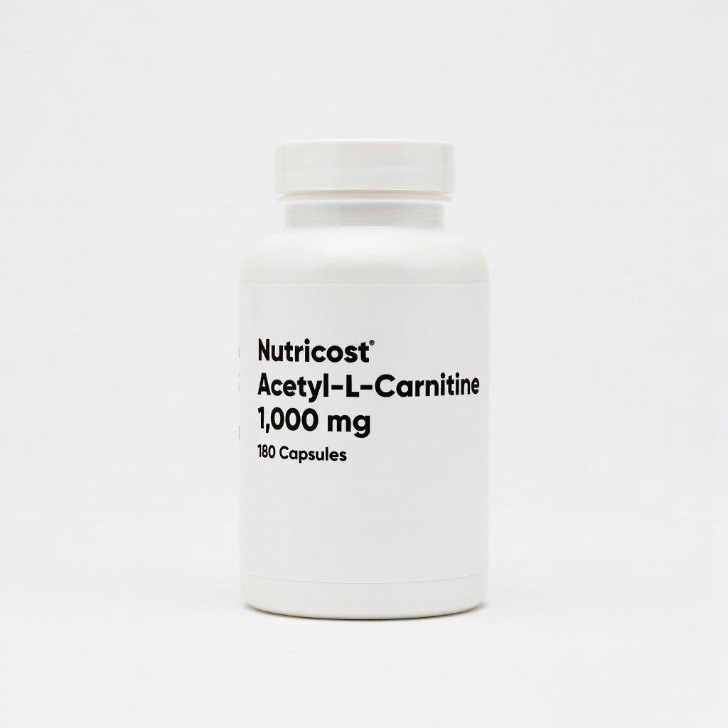 Nutricost Acetyl-L-Carnitine 1,000 mg, 180 Capsules