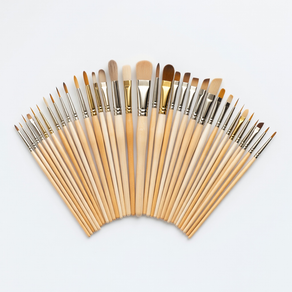Ohuhu 48-Piece Paint Brush Set