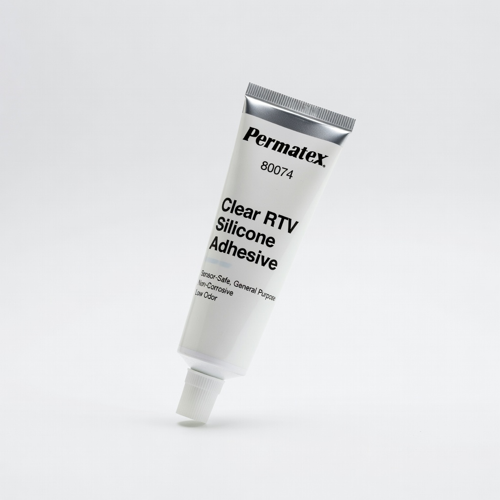 Permatex 80074 Clear RTV Silicone Adhesive