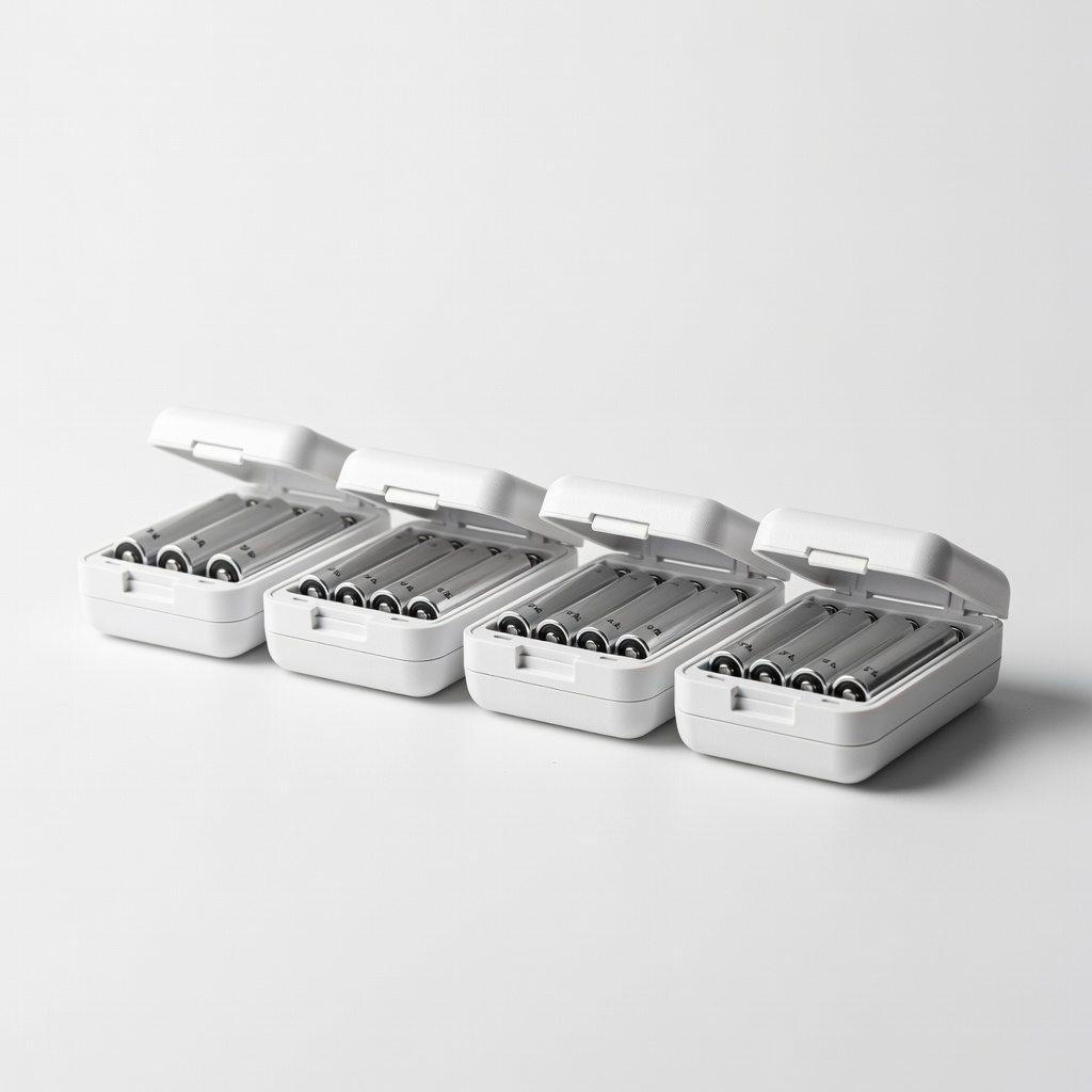 Porta-Pack AA/AAA Battery Caddy (4-Pack)