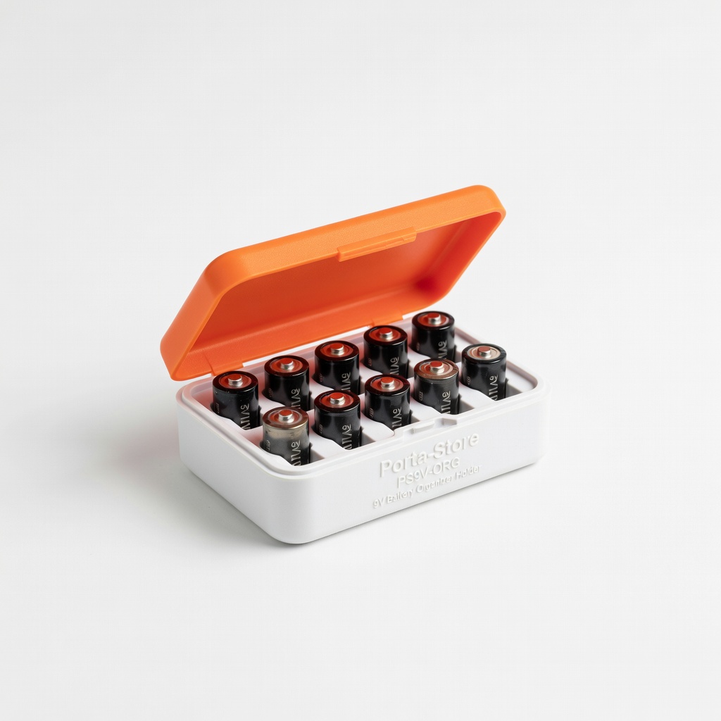 Porta-Store PS9V-ORG 9V Battery Organizer Holder