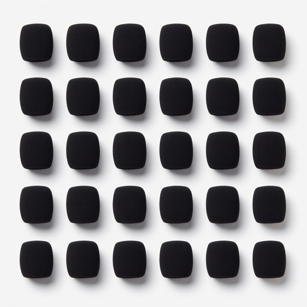 Professional Lavalier Lapel Microphone Wind Screen 25pcs