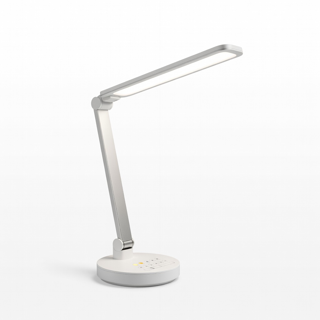 Quntis LED Desk Lamp, Eye Caring Table Lamp with 5 Color Modes & 10 Brightness Levels