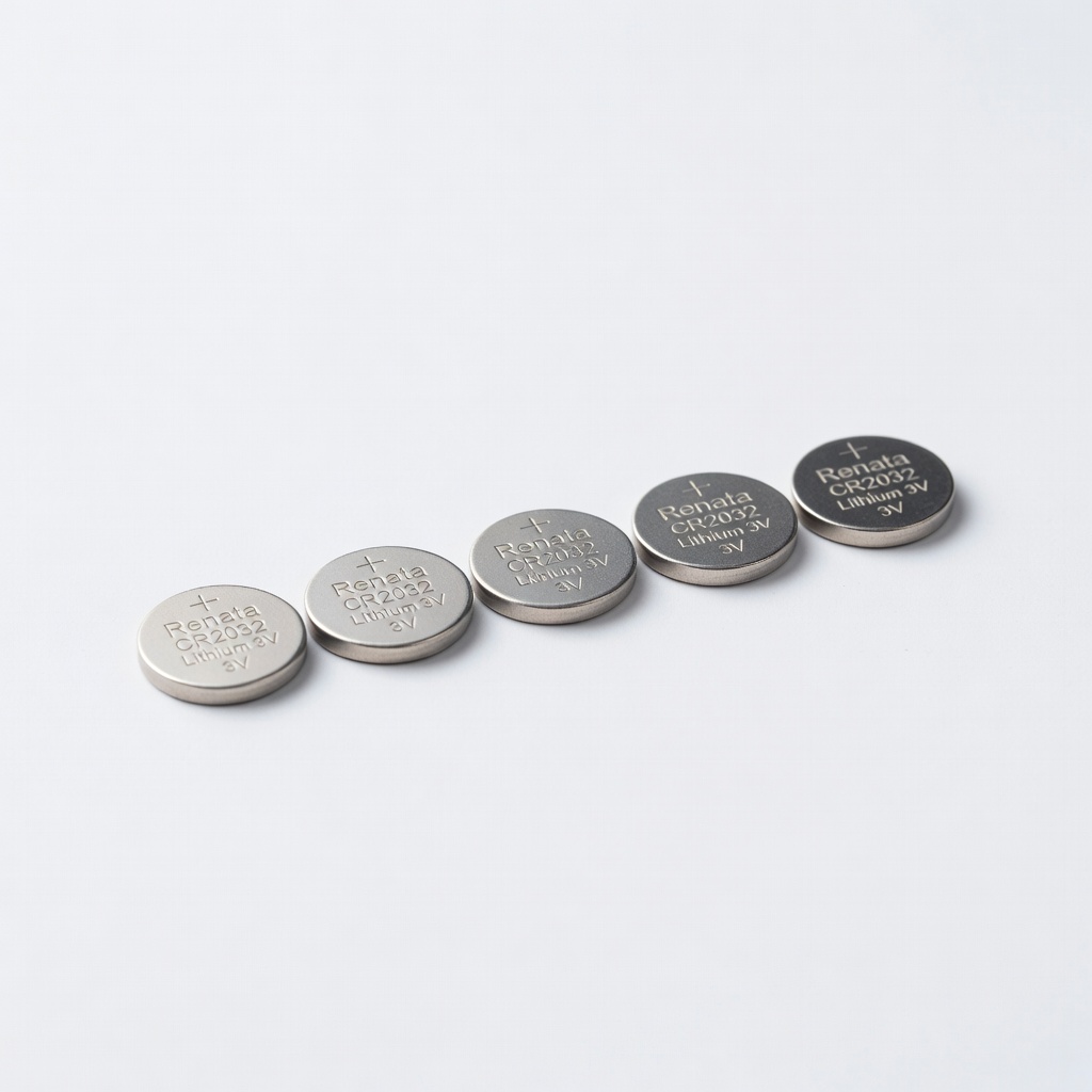 Renata CR2032 Lithium 3V Coin Battery (5 Pack)