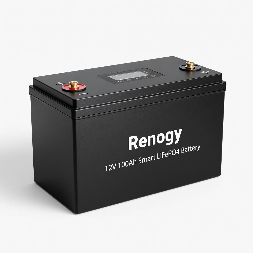 Renogy 12V 100Ah Smart LiFePO4 Battery