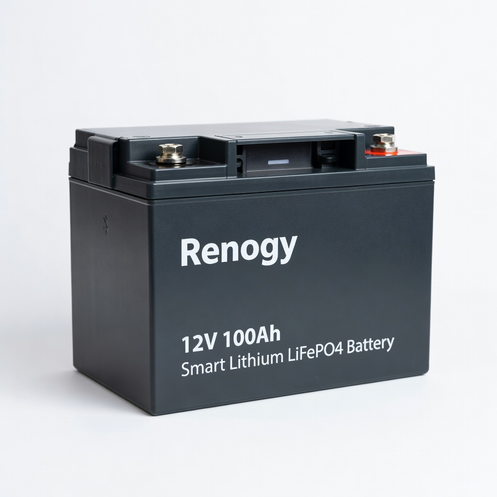 Renogy 12V 100Ah Smart Lithium LiFePO4 Battery