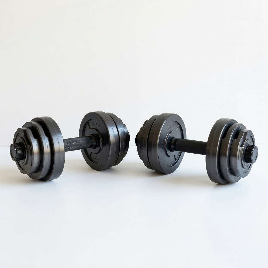REP Fitness Adjustable Dumbbells AB-3000, 5-80lbs Pair