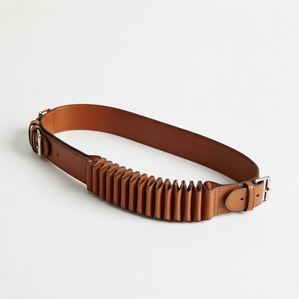 Rosetti Wide Leather Accordion Strap