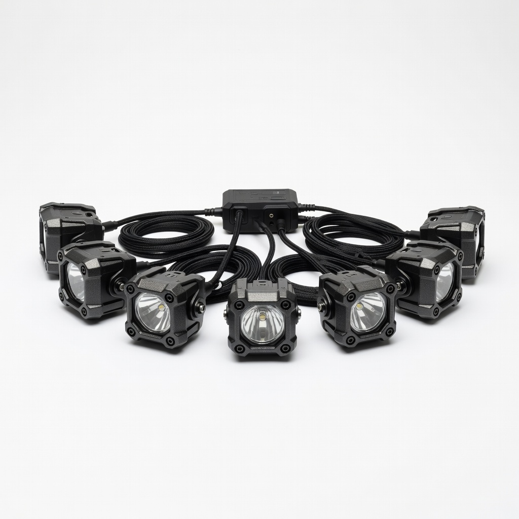 Rough Country 8-Light Rock Light Kit