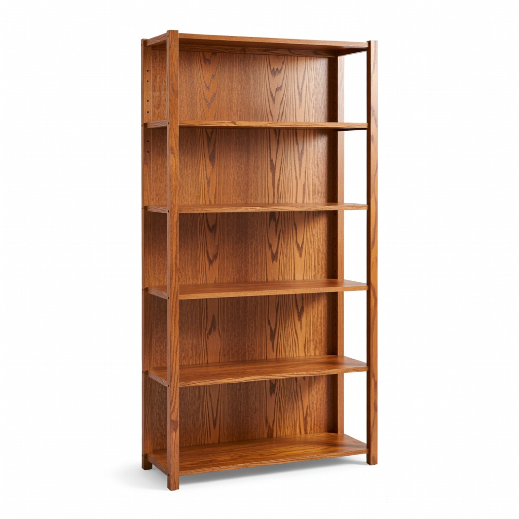 Sauder Select 5-Shelf Etagere Bookcase, Charter Oak (ASIN: B000O0O0O0)