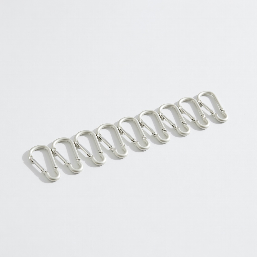 SAVITA Mini Carabiner Clips, 10 Pack (1 Inch)