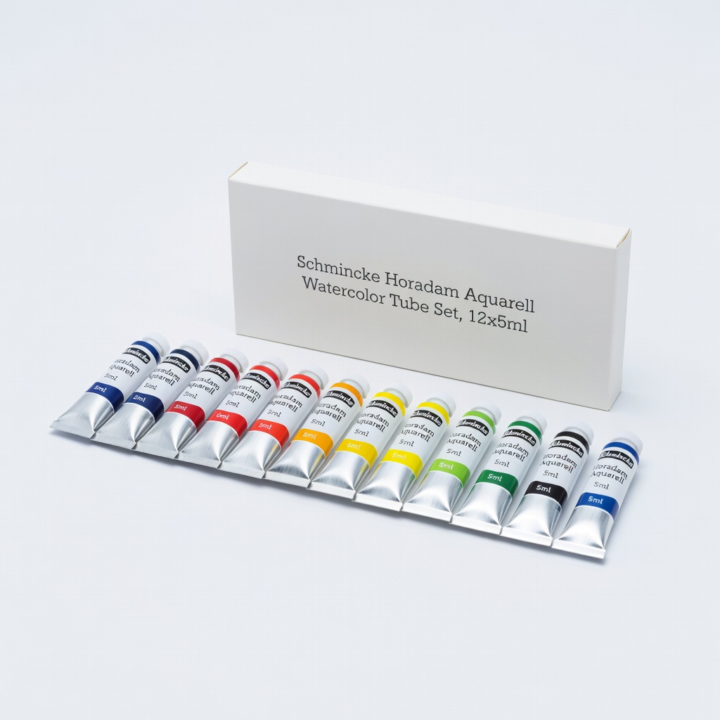 Schmincke Horadam Aquarell Watercolor Tube Set, 12x5ml