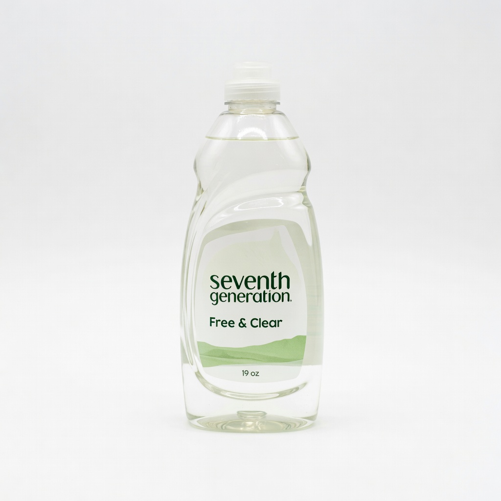 Seventh Generation Free & Clear Dish Liquid, 19 oz