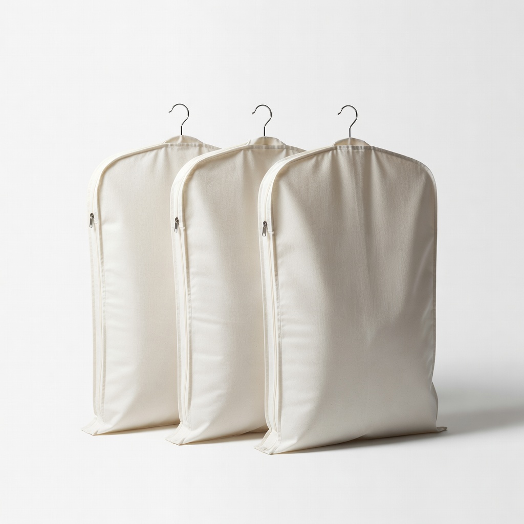 SimpleHouseware Breathable Cotton Garment Bags