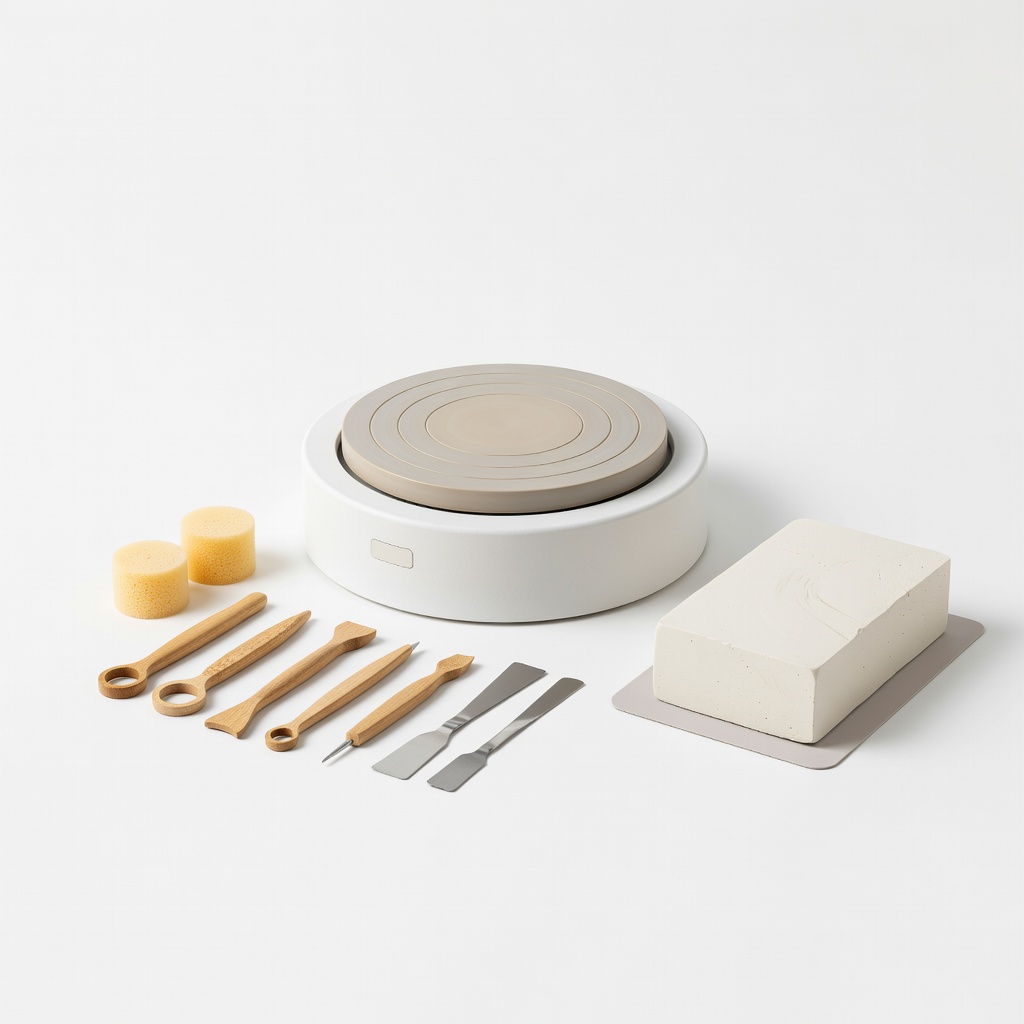 Simtal Pottery Wheel Kit for Kids Adults Beginners