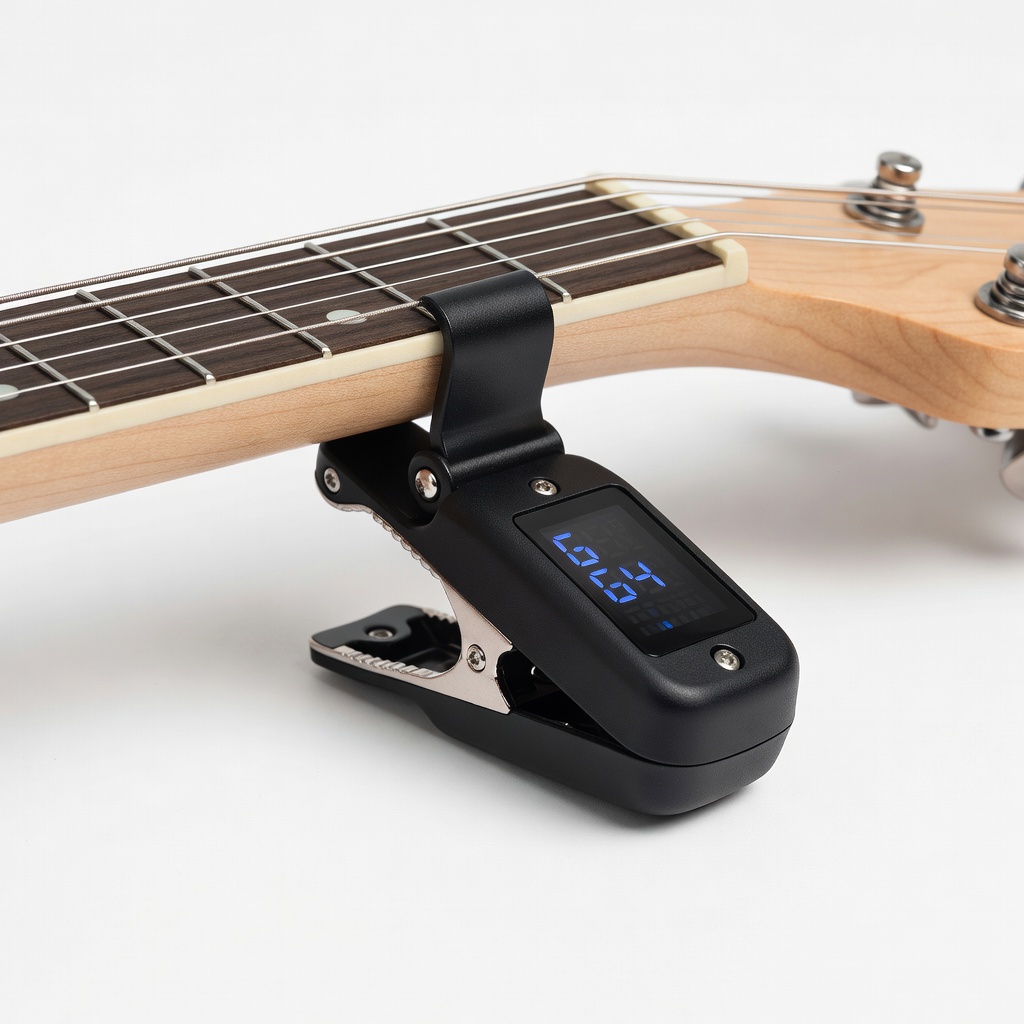 SNREIN Clip-On Banjo Tuner for 5-String Banjos
