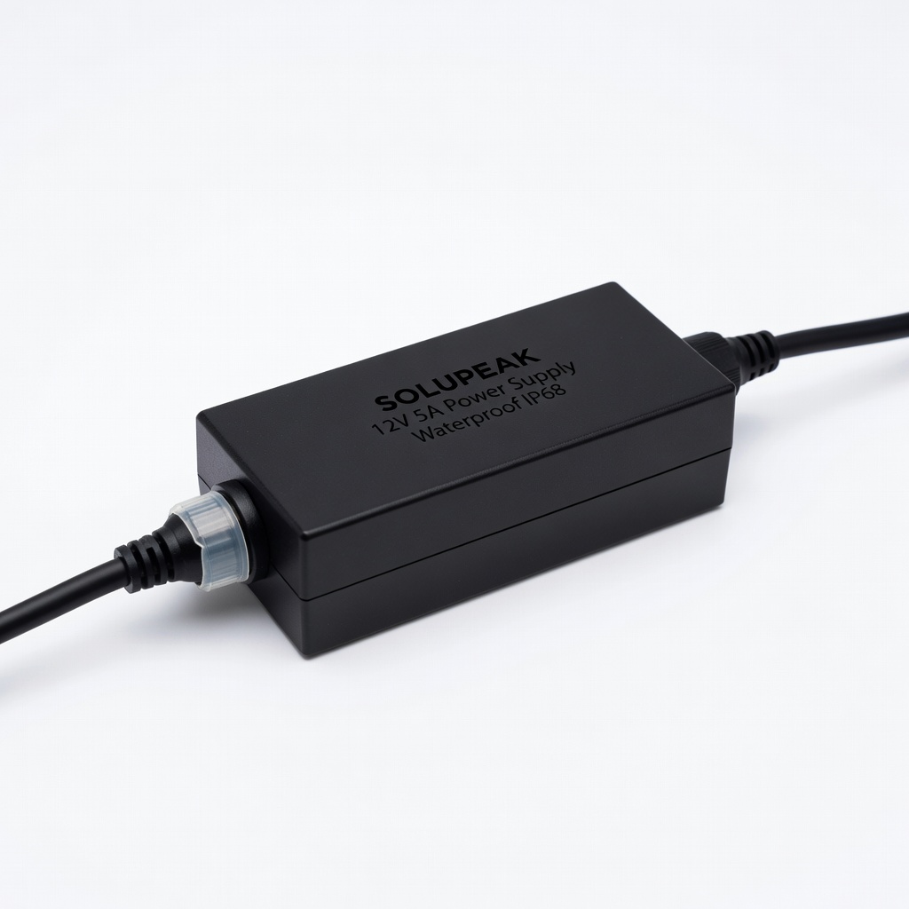 SOLUPEAK 12V 5A Power Supply Waterproof IP68