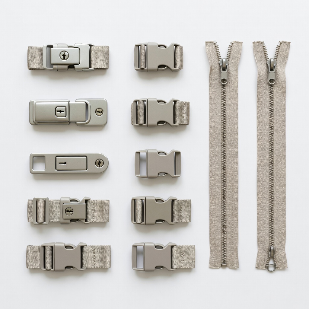 Sowola Busy Board Accessories Kit (Locks, Zippers, Buckles)