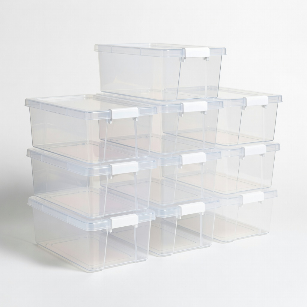 Sterilite 6 Qt Clear Storage Box (12 Pack)