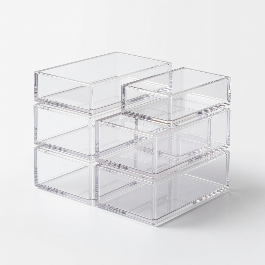 STORi Crystal Clear Acrylic Stackable Organizers