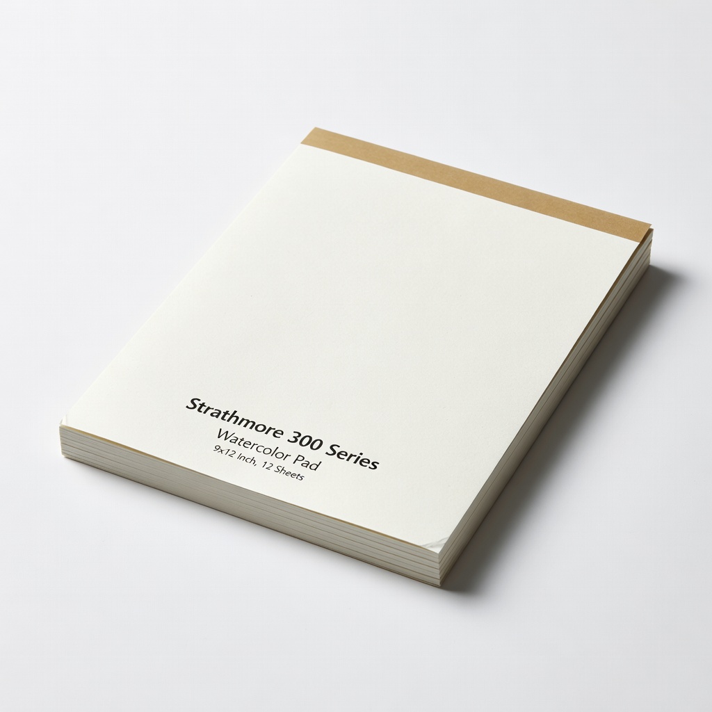 Strathmore 300 Series Watercolor Pad, 9x12 Inch, 12 Sheets