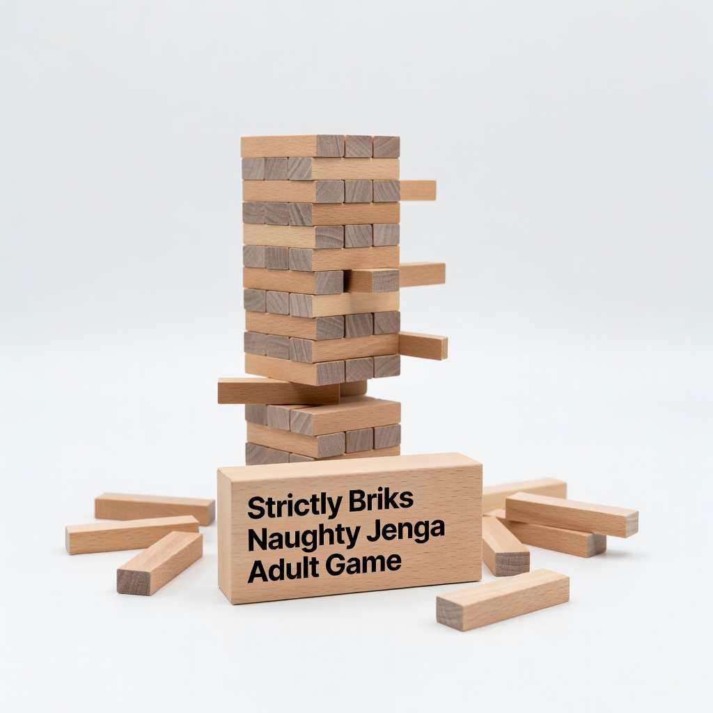 Strictly Briks Naughty Jenga Adult Game