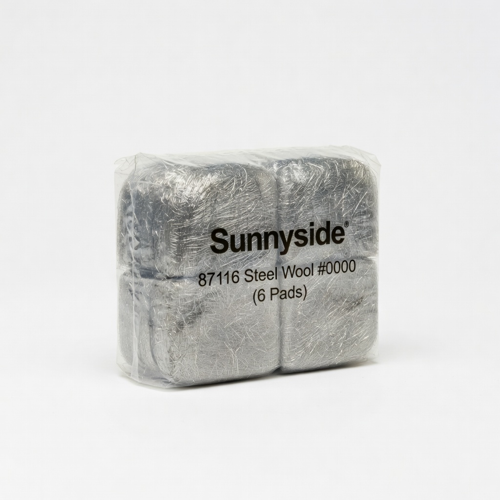 Sunnyside 87116 Steel Wool #0000 (6 Pads)